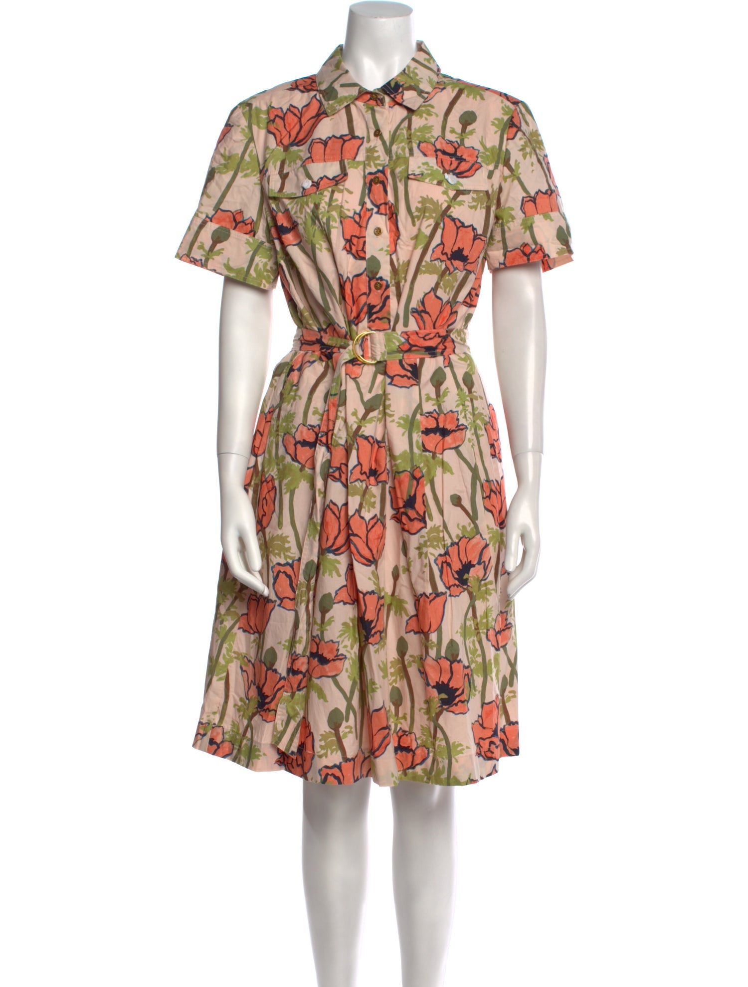 Tory Burch Floral Print Knee-Length Dress w/ Tags