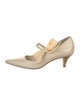 Tory Burch Leather Bow Accents D'Orsay Pumps