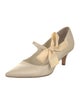 Tory Burch Leather Bow Accents D'Orsay Pumps