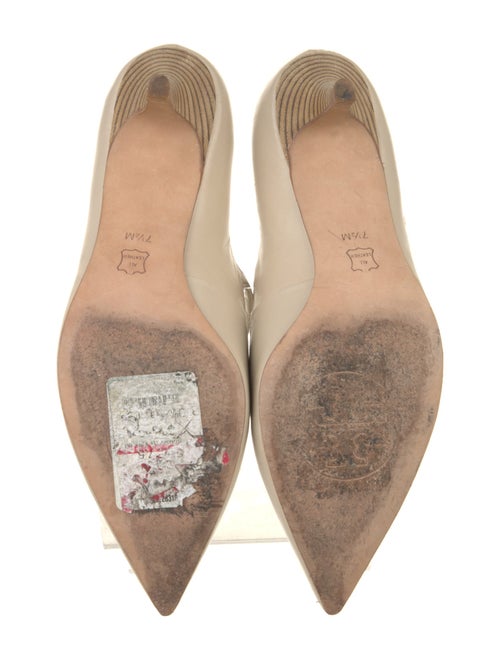 Tory Burch Leather Bow Accents D'Orsay Pumps