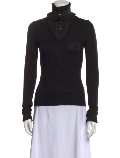 Tory Burch Wool Turtleneck Sweatshirt