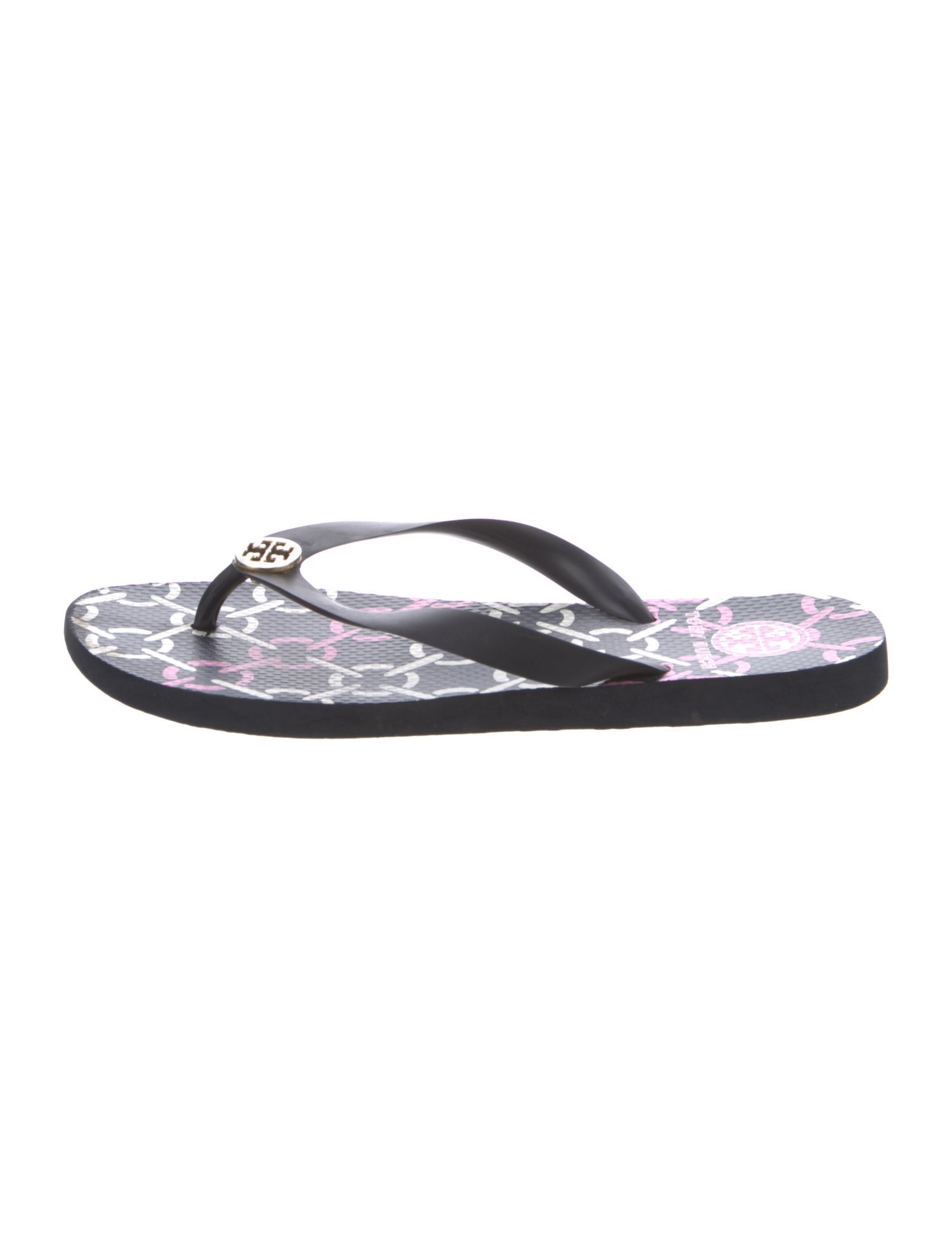 Tory Burch Rubber Printed Flip Flops