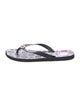 Tory Burch Rubber Printed Flip Flops
