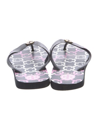 Tory Burch Rubber Printed Flip Flops