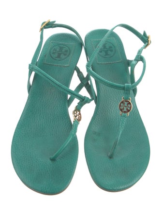 Tory Burch Leather T-Strap Sandals