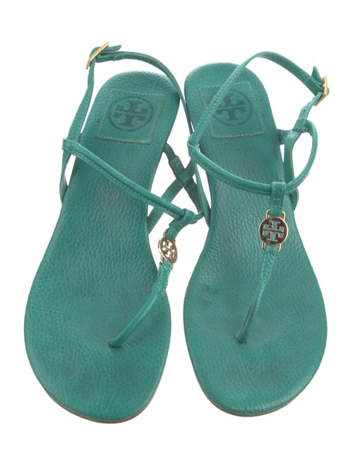 Tory Burch Leather T-Strap Sandals