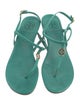 Tory Burch Leather T-Strap Sandals