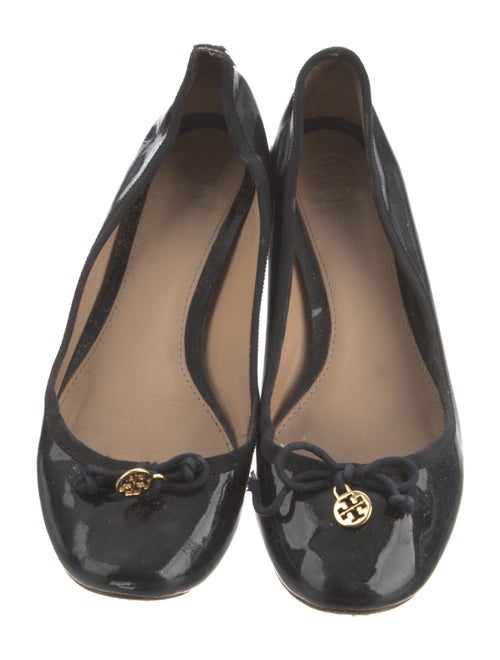 Tory Burch Patent Leather Bow Accents Pumps