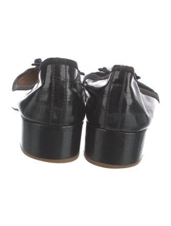 Tory Burch Patent Leather Bow Accents Pumps