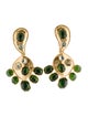 Tory Burch Crystal Circles Chandelier Drop Earrings