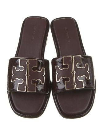 Tory Burch Patent Leather Slides