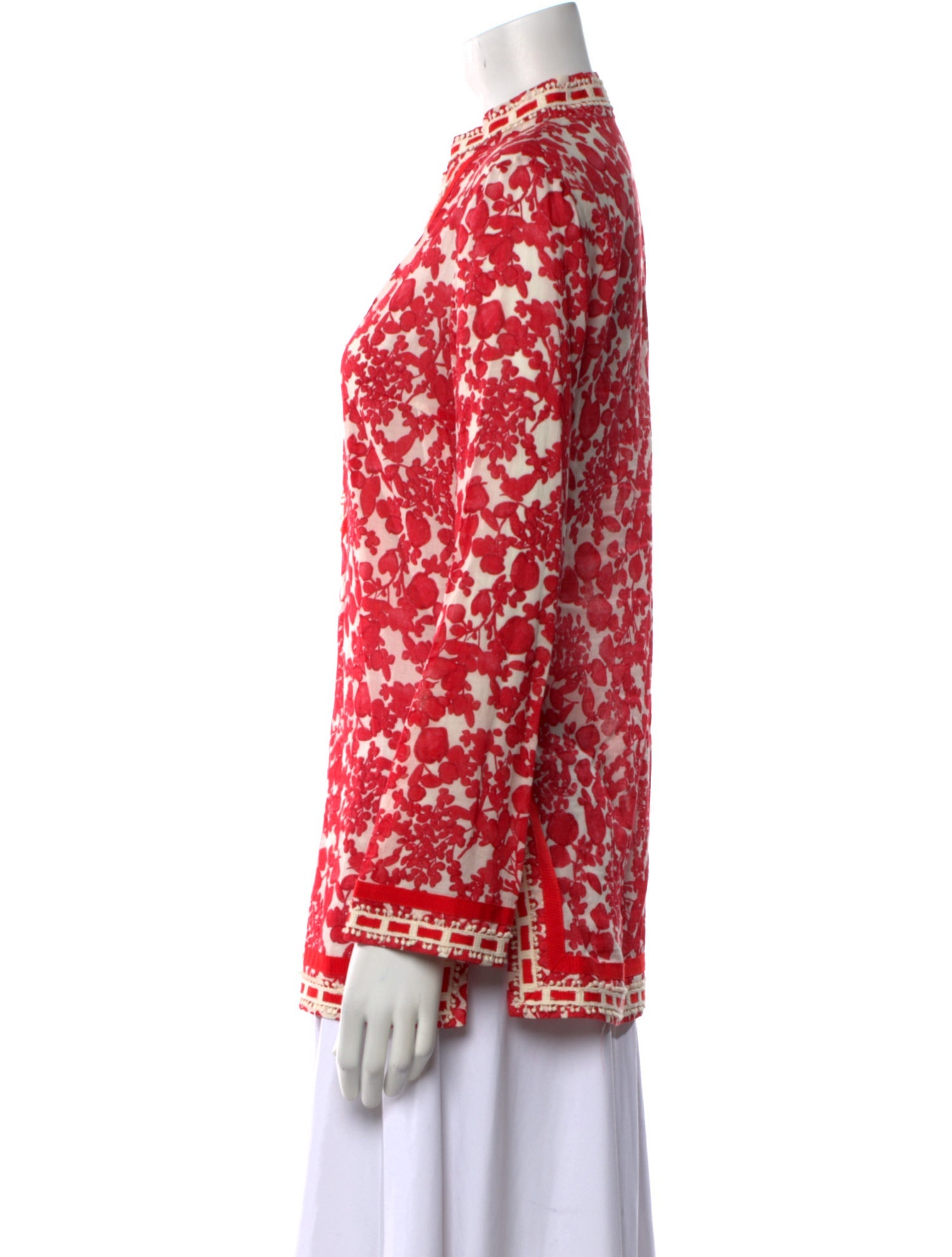 Tory Burch Printed V-Neck Tunic