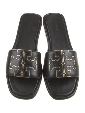 Tory Burch Leather Slides