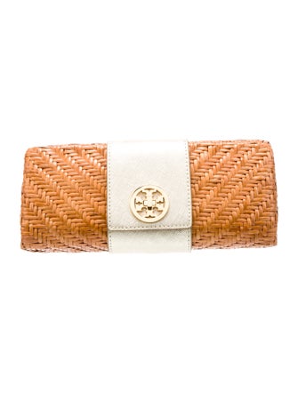 Tory Burch Raffia Clutch