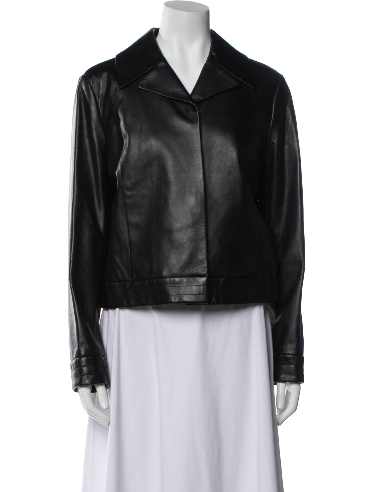 Tory Burch Leather Biker Jacket