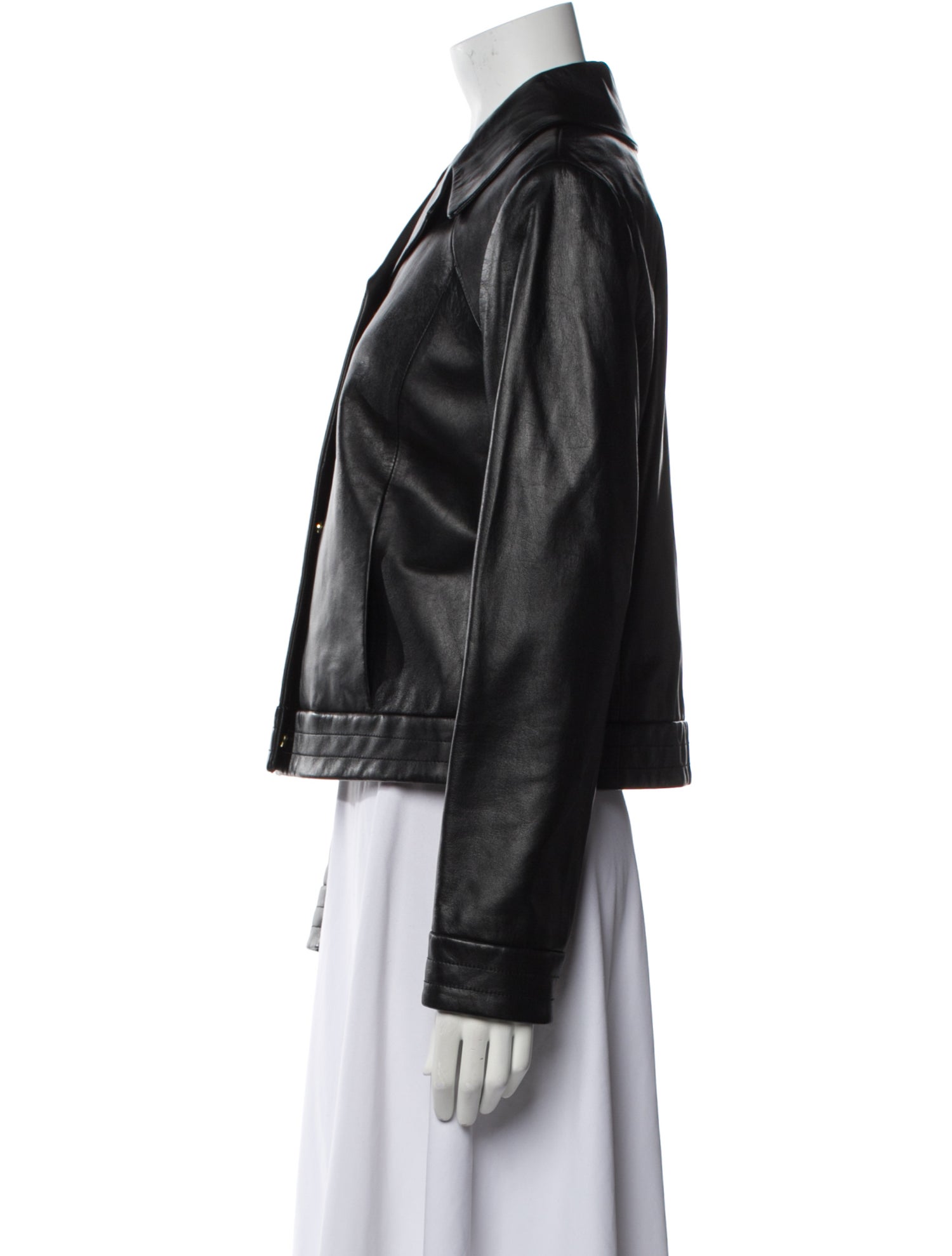 Tory Burch Leather Biker Jacket