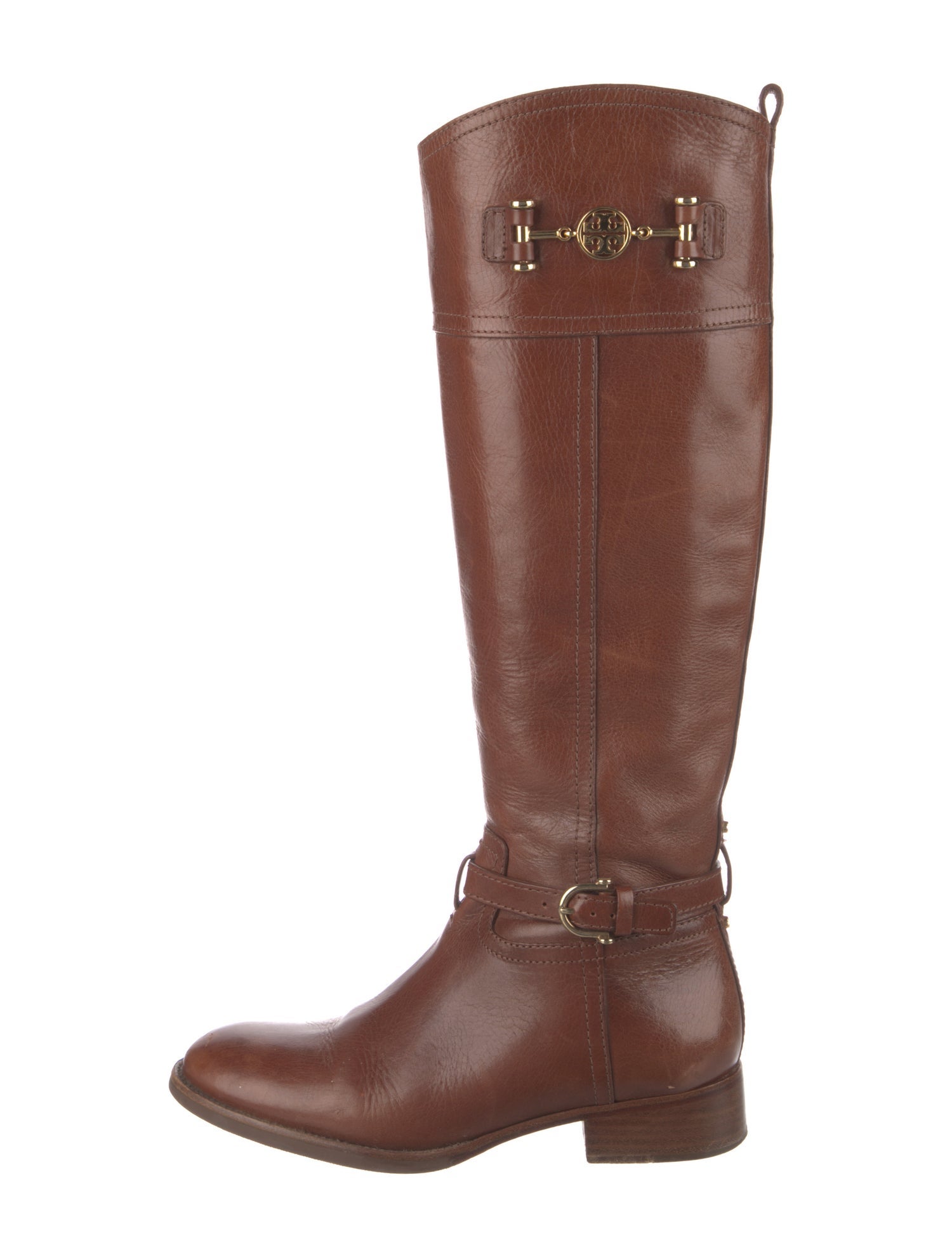 Tory Burch Leather Riding Boots