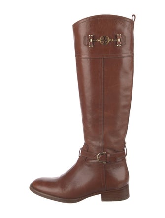 Tory Burch Leather Riding Boots