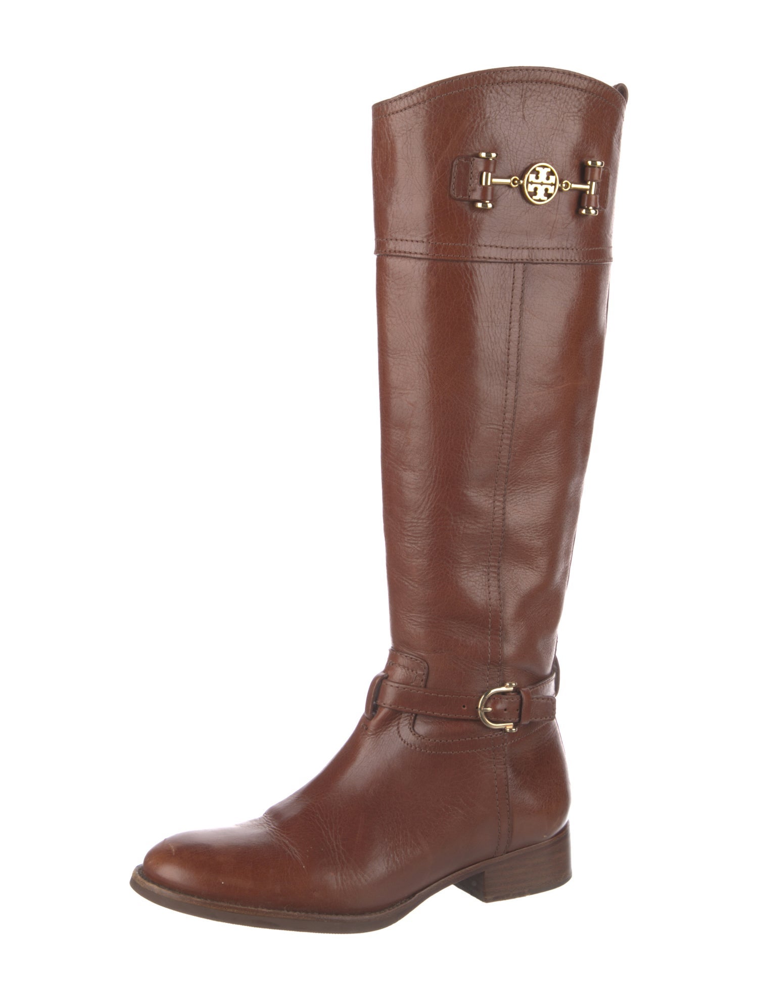 Tory Burch Leather Riding Boots