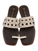 Tory Burch Leather Lasercut Accents Slides