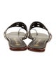 Tory Burch Leather Lasercut Accents Slides