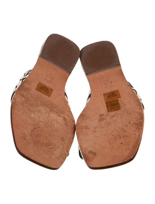 Tory Burch Leather Lasercut Accents Slides