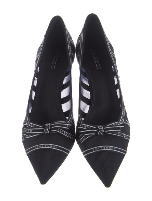 Tory Burch Mesh Printed Pumps