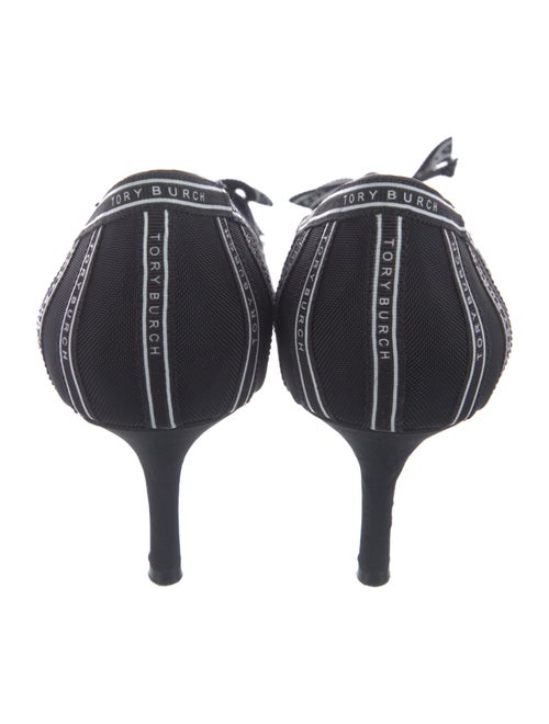 Tory Burch Mesh Printed Pumps