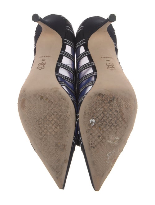 Tory Burch Mesh Printed Pumps
