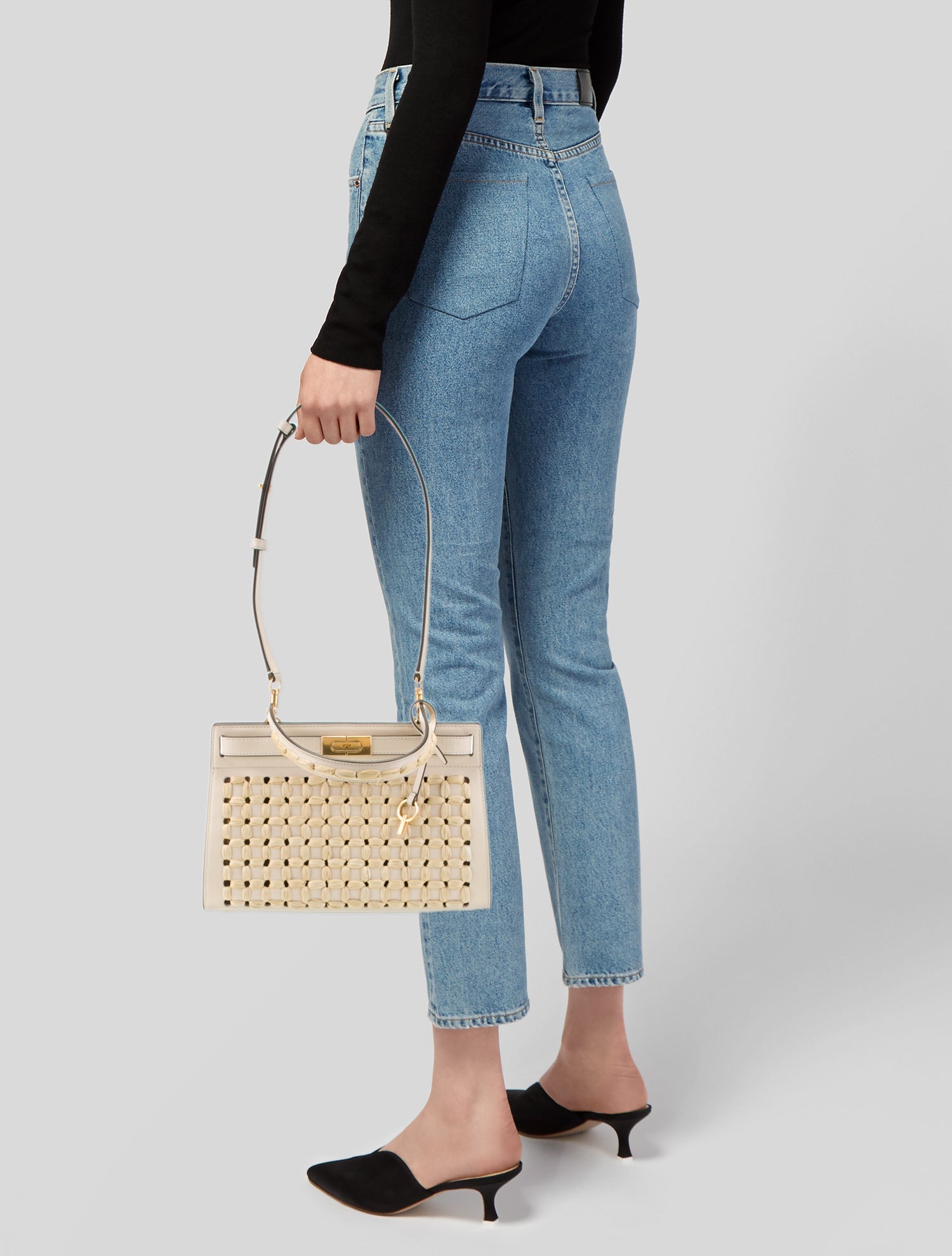 Tory Burch Leather Top Handle Bag