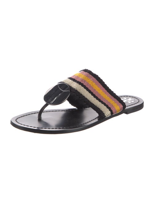 Tory Burch Striped Slides