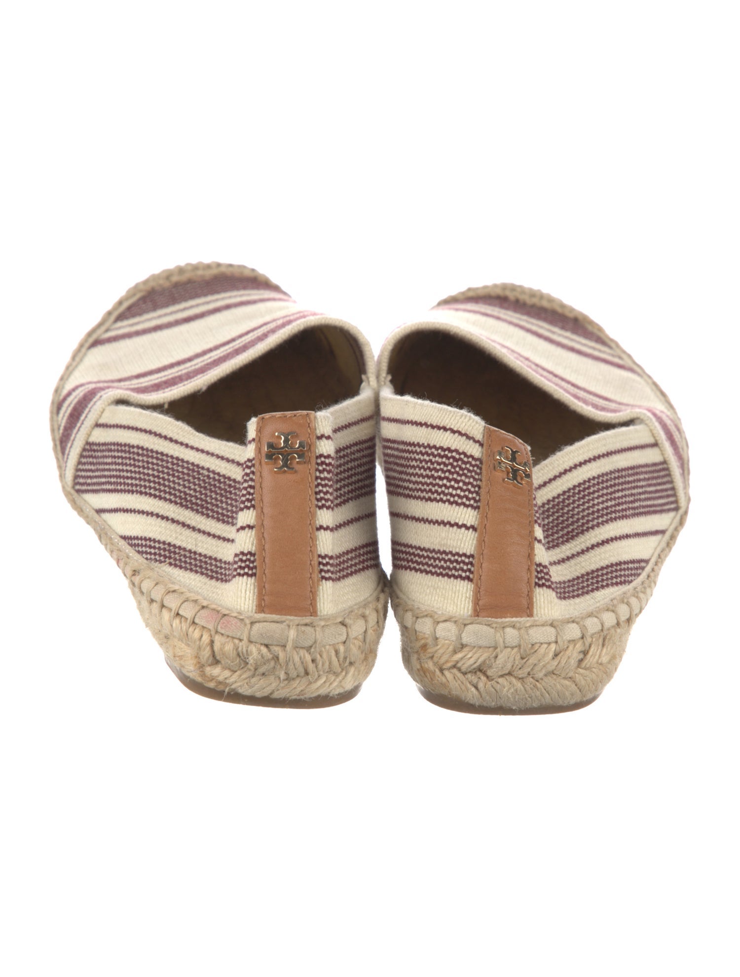 Tory Burch Canvas Striped Espadrilles
