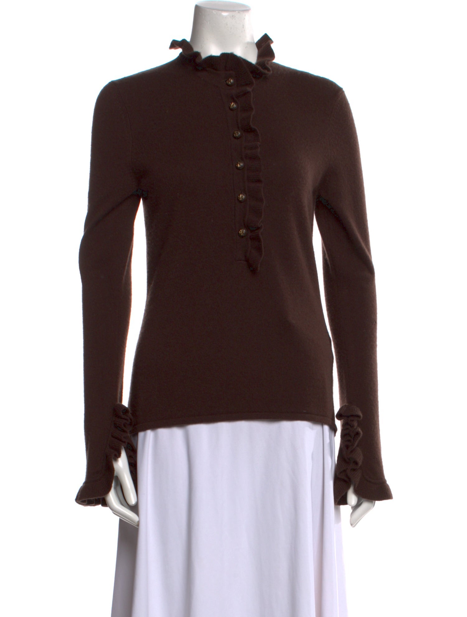 Tory Burch Cashmere Mock Neck Sweater