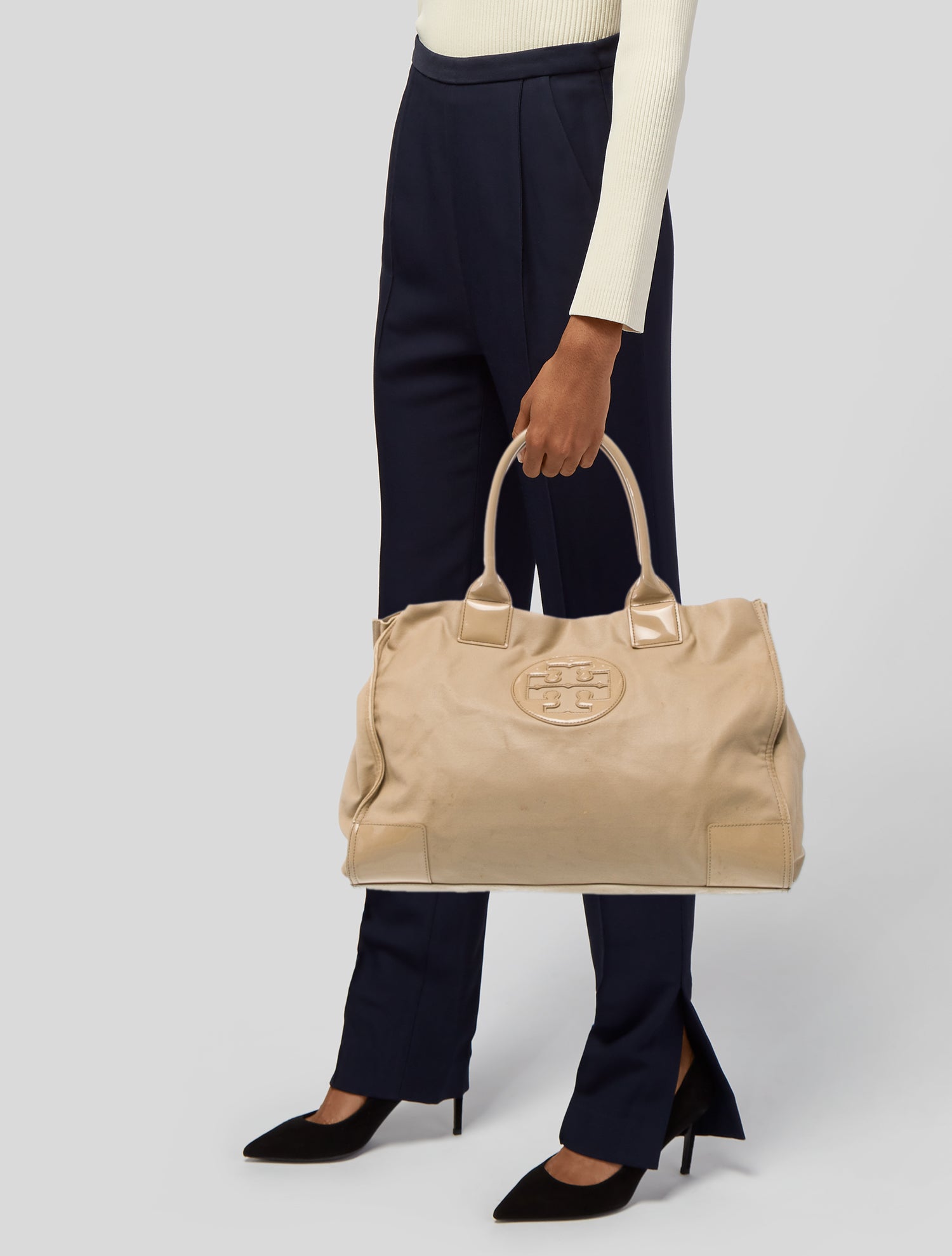 Tory Burch Canvas Shoulder Bag