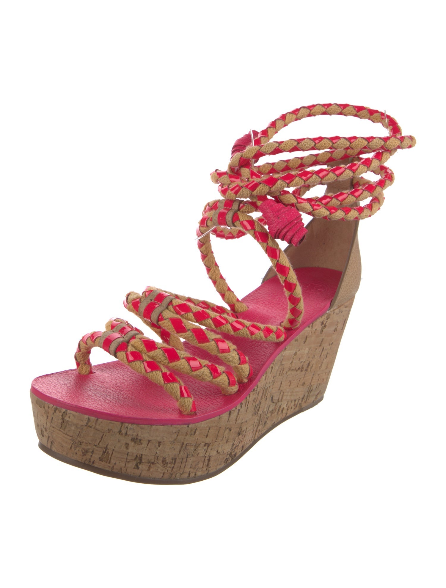 Tory Burch Leather Beaded Accents Sandals