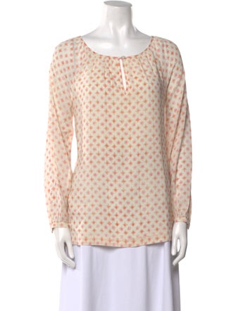 Tory Burch Silk Printed Blouse