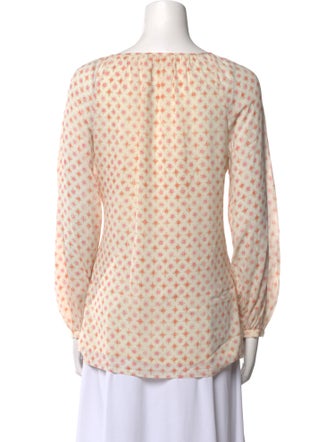 Tory Burch Silk Printed Blouse