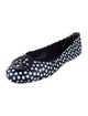 Tory Burch Leather Polka Dot Print Flats