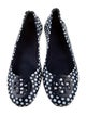 Tory Burch Leather Polka Dot Print Flats