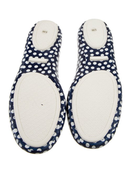 Tory Burch Leather Polka Dot Print Flats