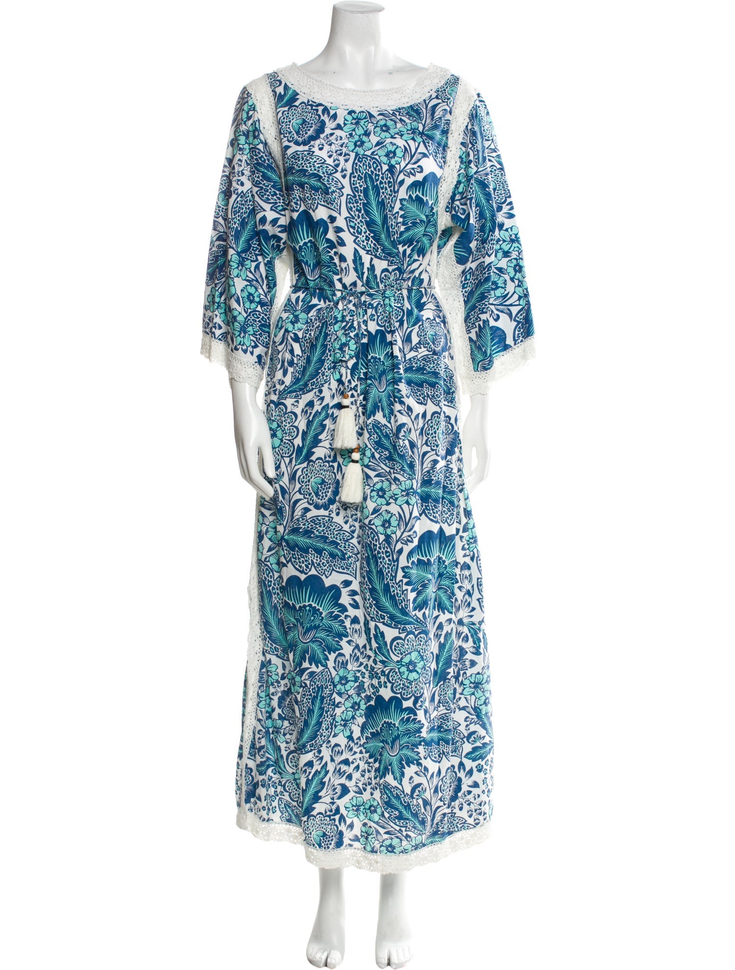 Tory Burch Paisley Print Long Dress