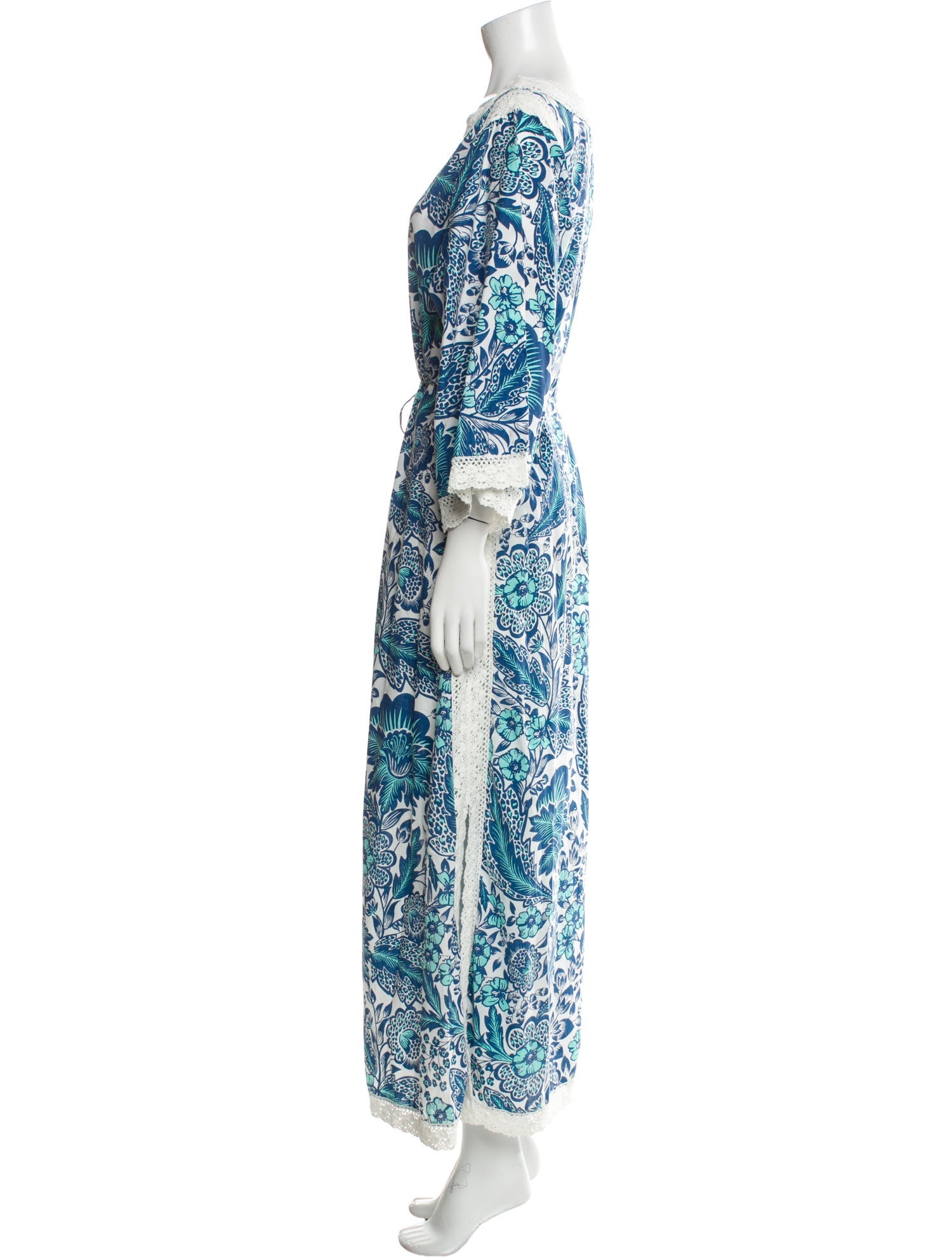 Tory Burch Paisley Print Long Dress