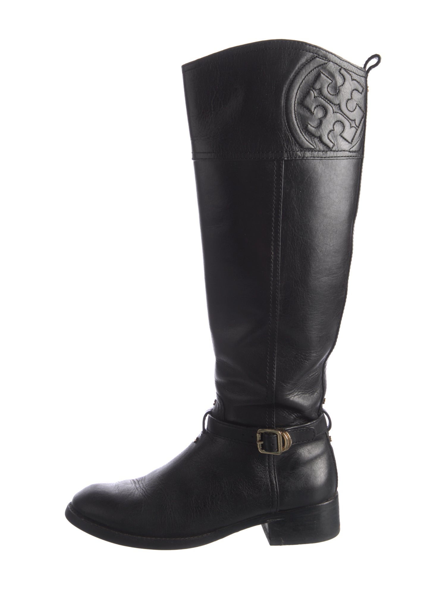 Tory Burch Leather Riding Boots