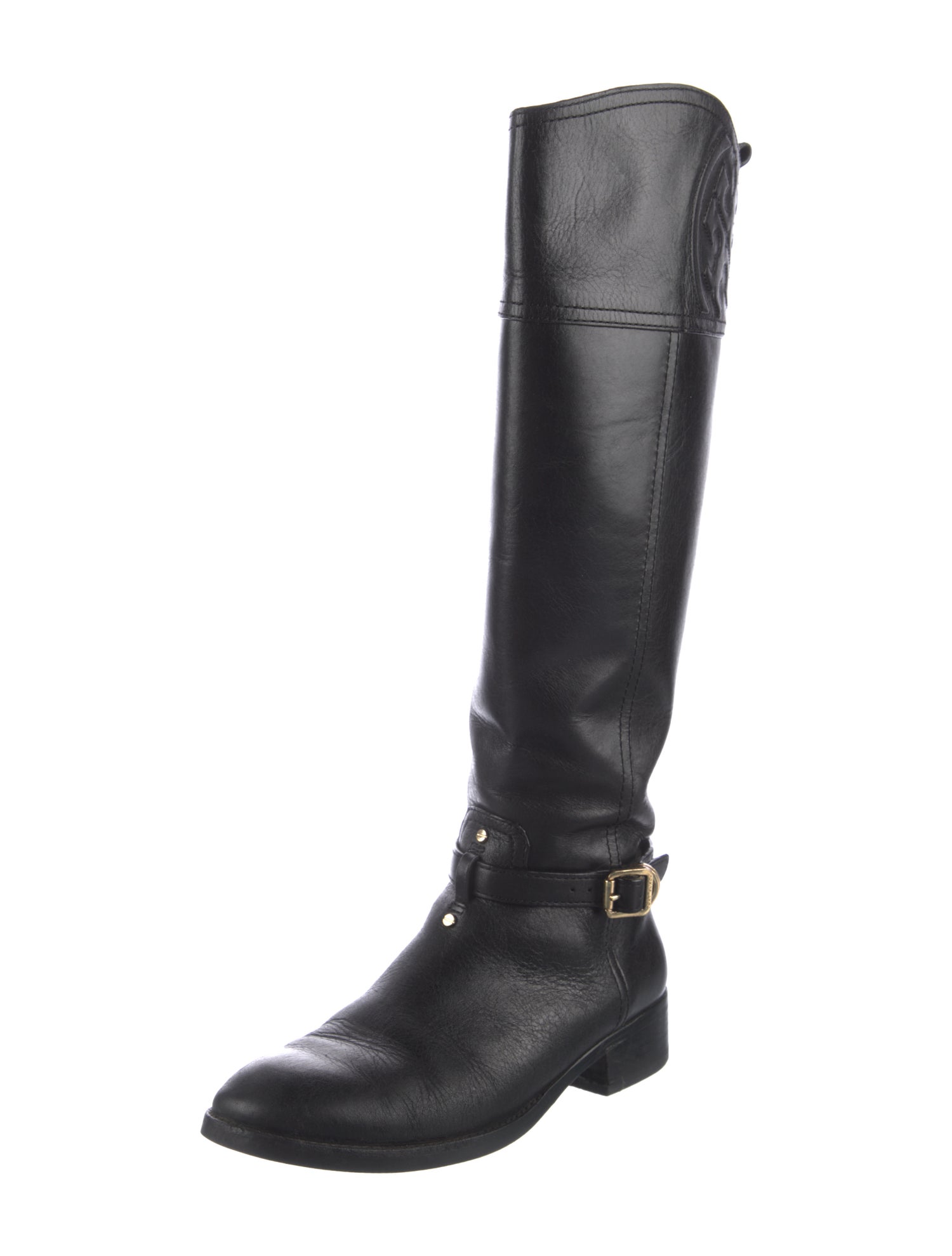 Tory Burch Leather Riding Boots