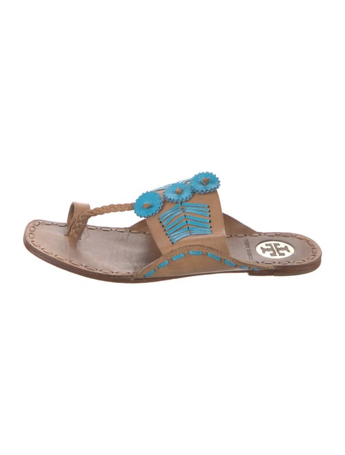 Tory Burch Leather Slides