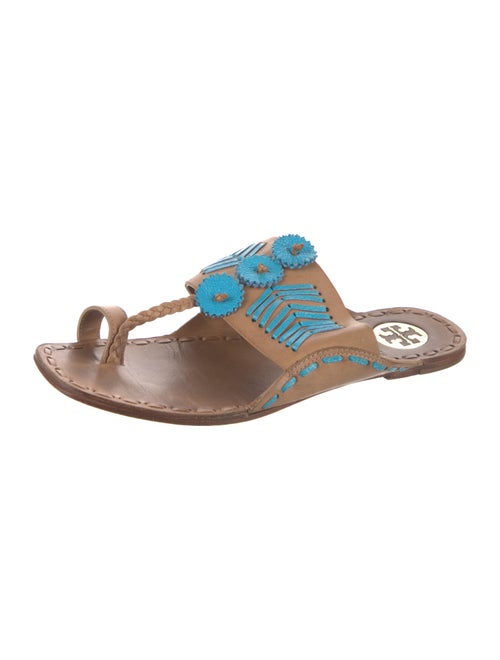 Tory Burch Leather Slides