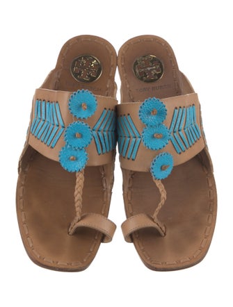 Tory Burch Leather Slides