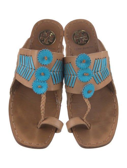 Tory Burch Leather Slides