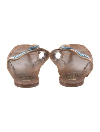 Tory Burch Leather Slides