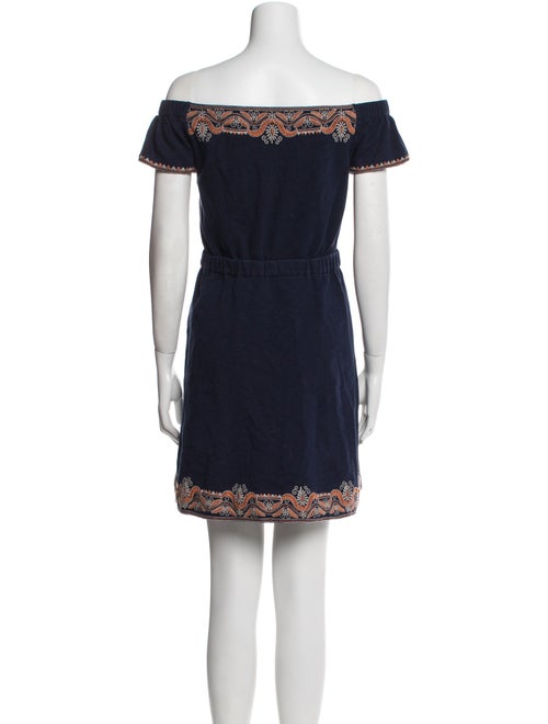 Tory Burch Off-The-Shoulder Mini Dress